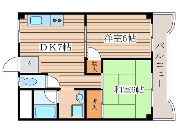 アビタシオン新瑞の物件間取画像